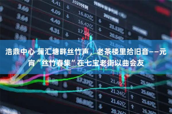 浩鼎中心 蒲汇塘畔丝竹声，老茶楼里拾旧音——元宵“丝竹春集”在七宝老街以曲会友